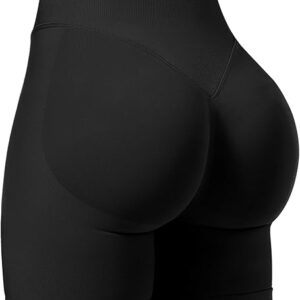 VOYJOY Women Workout Impact Shorts 3.6"/ 4.5"/ 6" Scrunch Butt Lifting Gym Seamless Booty Biker Shorts