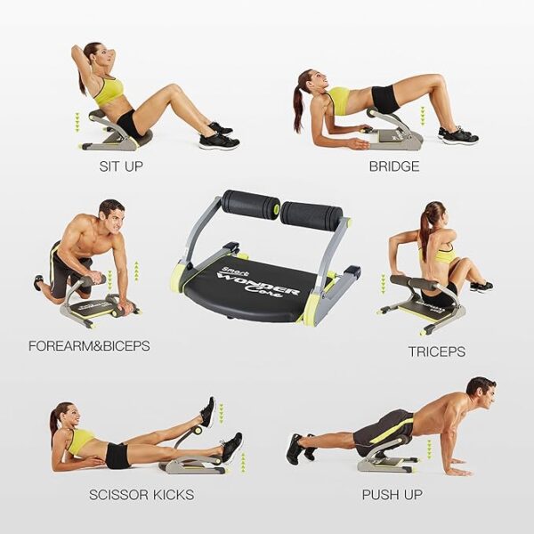 WONDER CORE SMART, Ab Machine, Ab Workout Equipment, Sit Up Machine & Exercise Equipment, Ab Crunch Machine for Stomach Workout, Ab Core Trainer Abdominal Machine for Home Gym - Image 2