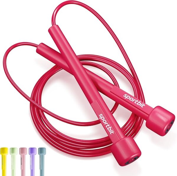 Adjustable Jump Rope for Fitness and Exercise – Skipping Rope for Cardio, Boxing, and Weight Loss – Speed Rope perfect for Men & Women