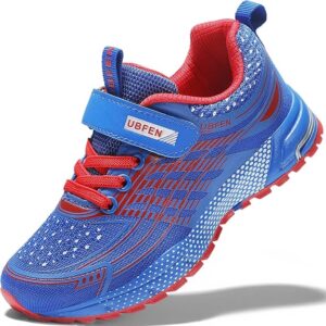 UBFEN Kids Sneakers Boys Girls Tennis Shoes for Running Athletic Walking Gym Sports Lightweight Breathable