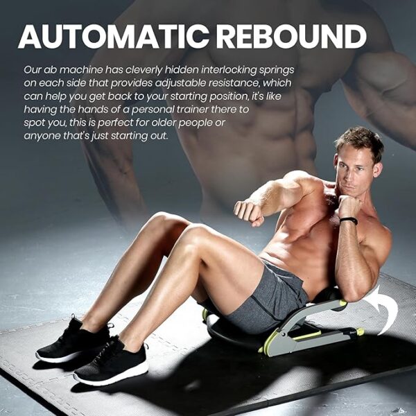 WONDER CORE SMART, Ab Machine, Ab Workout Equipment, Sit Up Machine & Exercise Equipment, Ab Crunch Machine for Stomach Workout, Ab Core Trainer Abdominal Machine for Home Gym - Image 3